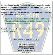 Amy anderson, wyoming game & fish; Big Horn County Weed And Pest District Posts Facebook