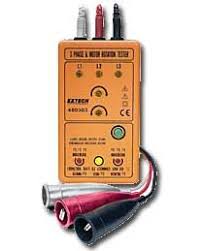 Extech 480303 Phase and Motor Rotation Tester - JM Test Systems