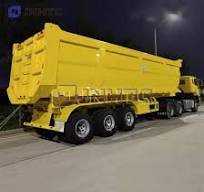High Quality Three Axles 50 Ton Payload 45 Cbm Tipper Tipping Dump Truck  Semi Trailer