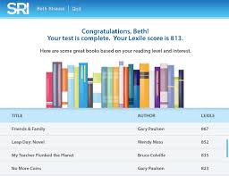 38 about your library lexile sri and reading counts