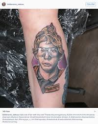 My newest tattoo is of a mermaid. A Tattoo This Rad Won T Fly Under The Radar Too Long Pop Culture Funny Celebrity Pictures