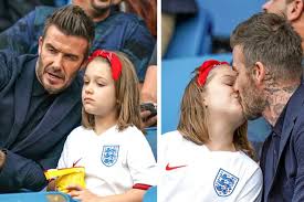 David Beckham's Controversial Kiss with 13-Year-Old Daughter
