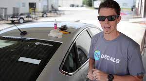 Below is the complete vinyl car window decal sticker tutorial. How To Apply A Die Cut Decal Or Sticker To Your Car Window Youtube