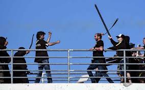 Paok hooligans vs greek police lefteria sta aderfia mas to kommati pou paizei gia opoion to 8elei legete ap'to. Damage At Cup Final Estimated At 300 000 Euros Ekathimerini Com