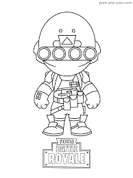 Fortnite Mini Coloring Pages Coloring And Drawing