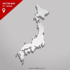 Free vector maps of asia, oceania & the antarctic. Free Vector Japan Map
