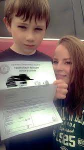 Way to go Amy—Got her license first attempt