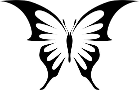 Black And White Stencil Butterfly Outline Butterfly Wall Stencil Butterfly Stencil Butterfly Wall Stencil Butterfly Outline