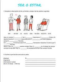 Ser O Estar Practica Verb To Be Practice In Spanish Spanish Verb Practice