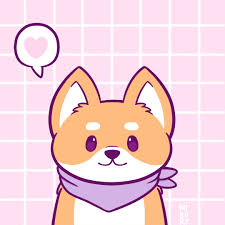 Year Of The Dog Shiba Inu By Nikury Cartoon Dog Art Kawaii Art