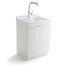 Maybe you would like to learn more about one of these? Simpli Home Murphy 24 In White Laundry Cabinet With Sink Lowe S Canada