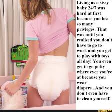 Nanny knows how to please, tease and punish sissy baby! I Living As A Sissy Baby Was Hard At First Because You Lost So Many Privileges