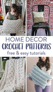These vintage crochet patterns are offered as free downloads in appreciation of my customer' business. 10 Free Crochet Home Decor Patterns Sewrella Homemade Blankets Crochet Home Cozy Crochet Patterns