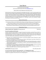 top public relations resume templates