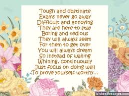 Exam Poem Do Well Best Wishes For Students Exam Wishes Best Wishes For Exam Exam Wishes Good Luck