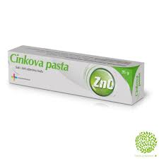 Zinková mast pro péči o problematickou pokožku. Cinkova Pasta 35g Oaza Zdravlja