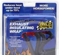 Amazon.com: Thermo-Tec 11022 2" X 50' Black Graphite Wrap : Automotive