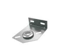 Commercial Galvanized Steel Garage Door Bearing Bracket Garage Door  Hardware Fixed Adjustable Top Bottom Roller Bracket