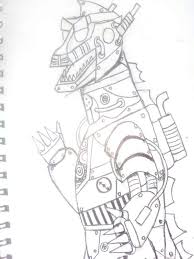 This adult coloring book is surely going to take you on a wonderful ride into the world of godzilla's and their counterparts. Steampunk Mechagodzilla Fan Art Cartoon Amino