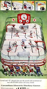 1963 Munro Table Hockey Game Sears Wish Book Vintage Toys 1960s Electric Football Vintage Games