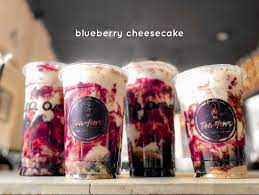 Blueberry Cheesecake Milktea Boba Bar Blueberry Cheesecake Blueberry
