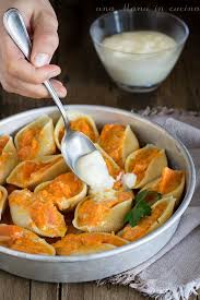 Conchiglioni Ripieni Di Zucca Gorgonzola E Besciamella Una Manu In Cucina Ricetta Nel 2020 Besciamella Cibo Etnico Ricette