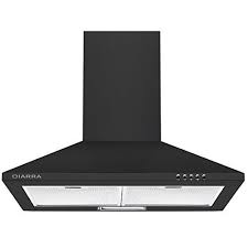 Ciarra Campana De Pared 60cm 65w 380 M H 3 Velocidades De Evacuacion Al Exterior Y De Recirculaci Campanas Extractoras De Cocina Campana Extractora Cristalera