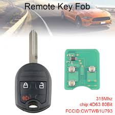 Here's what you need to know about ford keys, and what to do when your ford's key isn't working. 315mhz 3 Buttons Remote Keyless Entry Remote Key Fob Car Key With 4d63 80bits Chip M3n5wy72xx Fit For 2012 2013 2014 Ford F150 Car Key Aliexpress