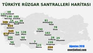 Çanakkale'deki 38 elektrik santrali ile yılda yaklaşık 26.422 gwh elektrik üretimi yapılmaktadır. Illere Gore Ruzgar Santrali Kurulu Gucu