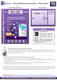 Facebook New Timeline Size Cheat Sheet Pg2 Blog Http Www Thesocialnetworkingacademy Com Blog Twitter Snatv Fb Https Www Facebook Com Socialnetwo