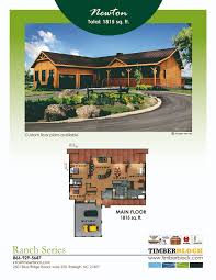 Learn about floor plan design. Log Home Floor Plans Log Homes By Timber Block Fabulous Featured Floor Plan Friday Chooses Plan From Ranch Series Timber Block