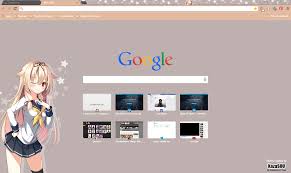 Yuudachi Is At It Again This Time With Another Google Chrome Theme For You To Download I Think This Girl Got A Surge Of Popularity Recently That S Why I M Havi