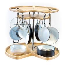 Shop with afterpay on eligible items. Rev A Shelf 32 Inch Diameter Kidney Shape Glideware Not So Lazy Susan Cookware Organizer Set With 7 Hooks Natural Nsls Km 32 7 Organizing Pots And Pans Kitchen Cabinet Organization Lazy Susan Corner Cabinet