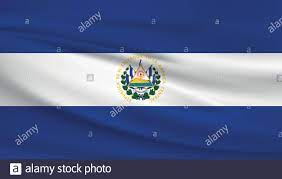 Waving El Salvador Flag Official Colors And Ratio Correct El Salvador National Flag Vector Illustration Stock Vector Image Art Alamy