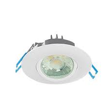 Elite Lighting Rl373 600l Dimtr 120 30k 90 Md Wh Dimmable 3 Inch Ultra Thin Recessed Gimbal Slim Led Downlight Round 8 Watt 120 Volt Ac 90 Cri 3000k 600 Lumens White Recessed Lighting Indoor Fixtures Lighting