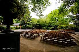 Wedding Set Up On The Moon Viewing Deck In The Japanese Garden Wedding Set Up Japanese Garden Wedding