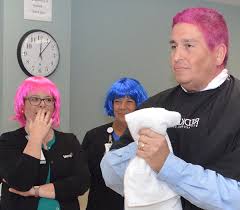 Hair color highlights 100 days without a patient fall