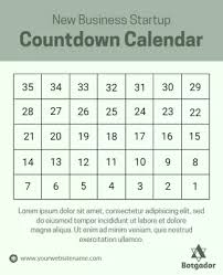 Countdown Calendar Printable Time Date Countdown Free