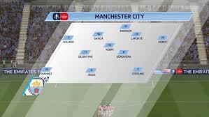 Rodrigo (manchester city) right footed shot from outside the box is high and wide to the right. Arsenal Vs Man City Fa Cup Semi Final Simulated On Fifa 20 Football London