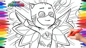 I had so much fun colouring this page. Gekko Drawing Catboy Pj Masks
