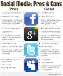 Social Media Pros Cons Social Media Infographic Social Media Social Networking Sites