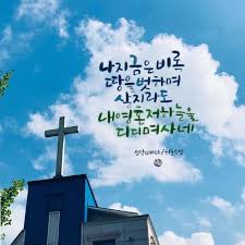 단비의 찬양캘리 소망의 바다 하늘소망 나 지금은 비록 땅을 벗하며 살지라도 내 영혼 저 하늘을 디디며 성경 일러스트레이션 생각
