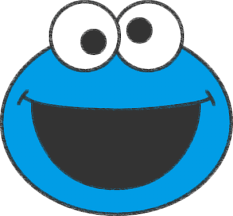 クッキーモンスターのイラストの簡単な書き方 ユニバ キャラクター クッキーモンスター クッキーモンスター イラスト