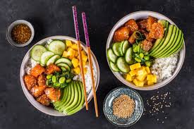 Poke Bowl Rezept Rezepte Lachs Rezept Fisch Marinieren