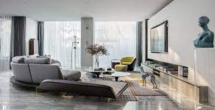 Glam villa interior design reflects a grand and luxurious lifestyle. ä¸Šæµ·èŠ±å›­åˆ«å¢… é›†è‰¾å®¤å†…è®¾è®¡ è°·å¾·è®¾è®¡ç½' Living Room Designs Furniture Interior Design Living Room