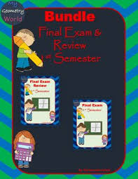 Algebra 1 Bundle 1st Semester Final Exam Review Final Exams Exam Review Exam