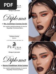 Diplomas de Cursos de Belleza 2024