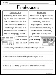 Comparing Fiction And Nonfiction Rl1 5 Fiction Vs Nonfiction Fiction And Nonfiction Nonfiction Passages