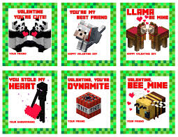 Our large selection of valentine's day supplies will put you in the mood for love on february 14 and every other day of the year. Make A Minecraft Valentine Cards For Your Kid S Classroom