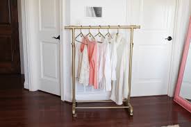 In one afternoon and a trip to the hardware store you'll be able to keep your favorite pieces right where you 2. Diy Gold Clothing Rack Under 30 Daily Dose Of Charm